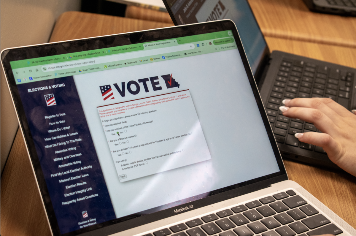 Voter registration is open for November’s presidential election through Oct. 9. On Oct. 2, students at West High were able to receive assistance with online registration in the library. “When I went into the library to [register to] vote, [librarian] Lauren Reusch made completing my registration very easy and clear. It’s important to learn about voting and it’s important that schools help with voter registration, because it can be confusing for first-time voters,” senior Gianna Lionelli said. 
